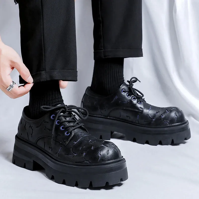 Hnzxzm Men Dress Shoes lace up oxfords Patent Leather Brogue Shoe Male Formal Party Office Shoes Men Oxfords Business Moccasins Shoes