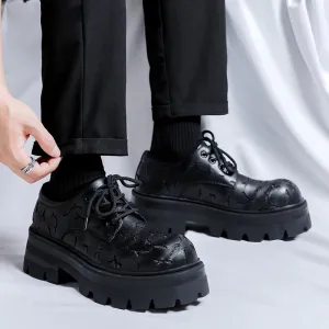 Hnzxzm Men Dress Shoes lace up oxfords Patent Leather Brogue Shoe Male Formal Party Office Shoes Men Oxfords Business Moccasins Shoes