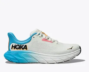 'Hoka' Women's Arahi 7 - Blanc De Blanc / Swim Day