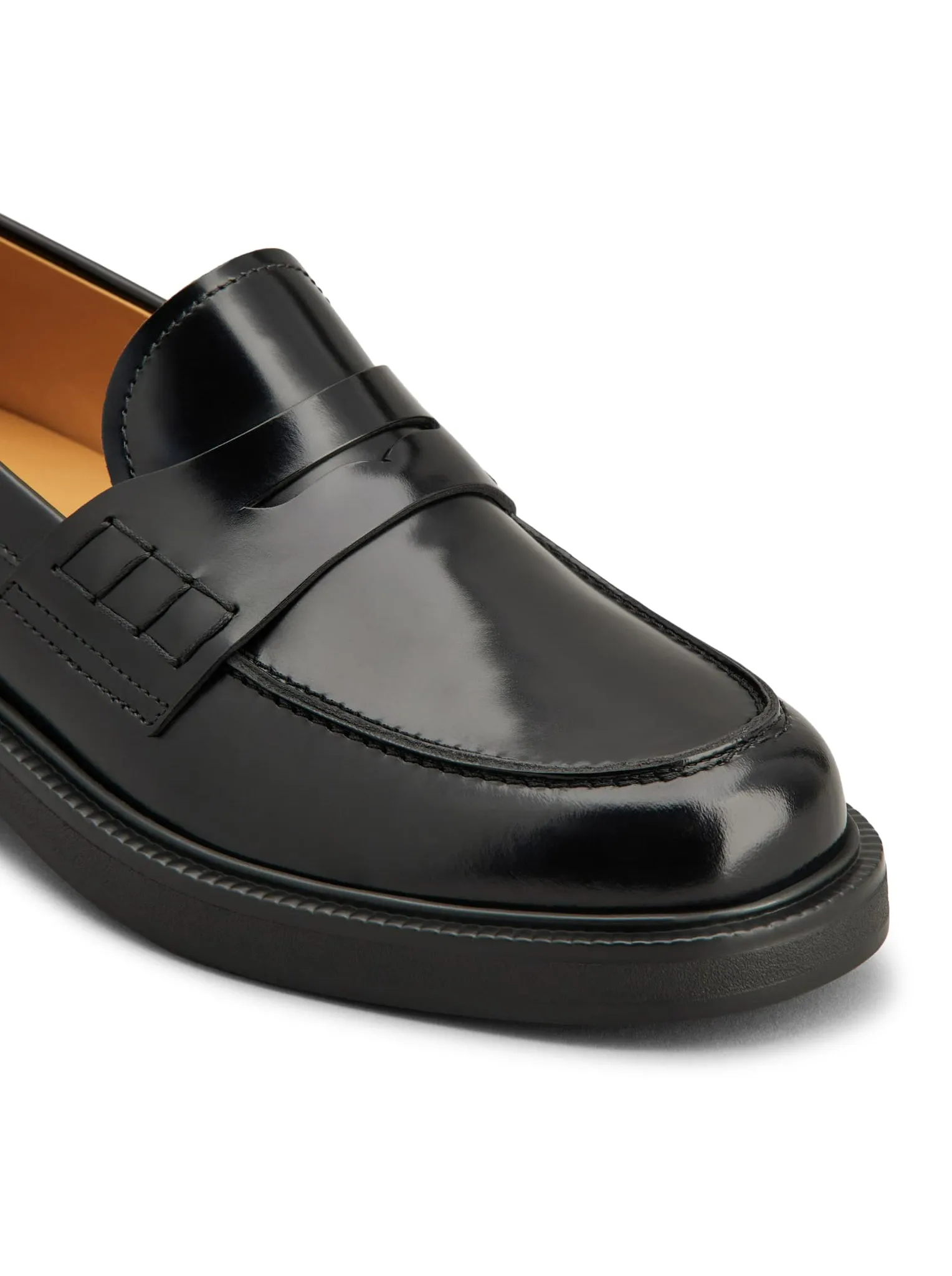hook leather moccasins