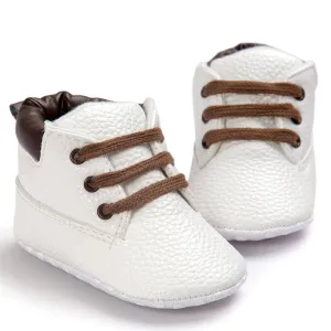 Infant Unisex White Soft Sole Shoes