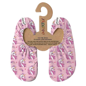 Iris Pink Unicorn Kids Slipfree Shoes