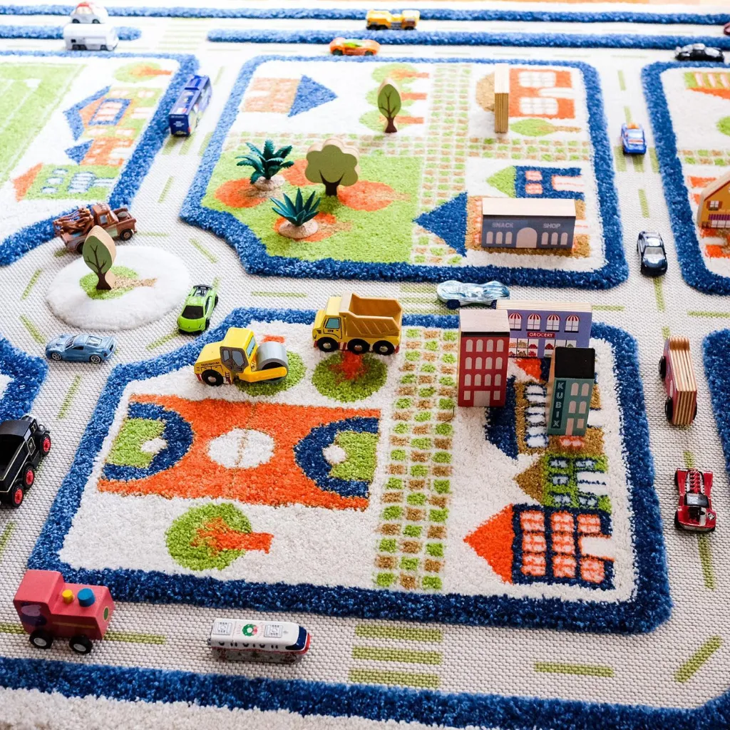 IVI Play Rug Traffic Blue Large