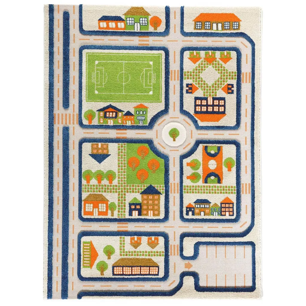 IVI Play Rug Traffic Blue Large