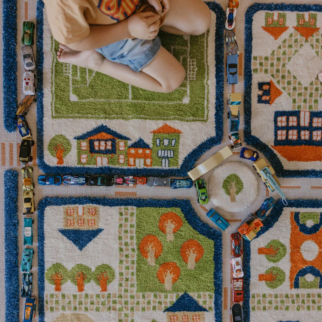 IVI Play Rug Traffic Blue Large