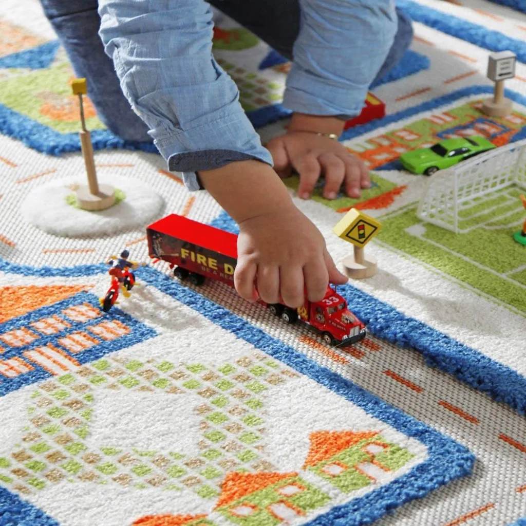 IVI Play Rug Traffic Blue Medium