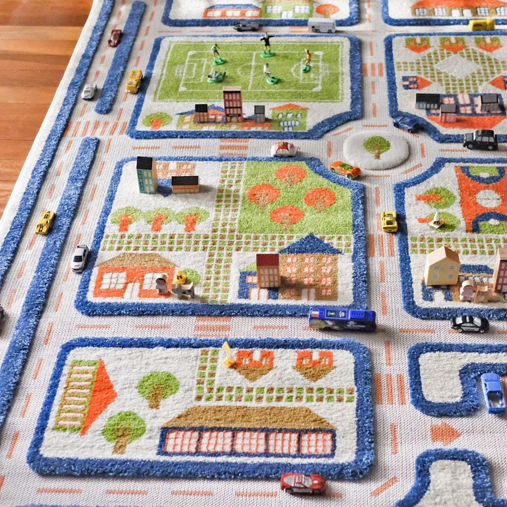 IVI Play Rug Traffic Blue Medium