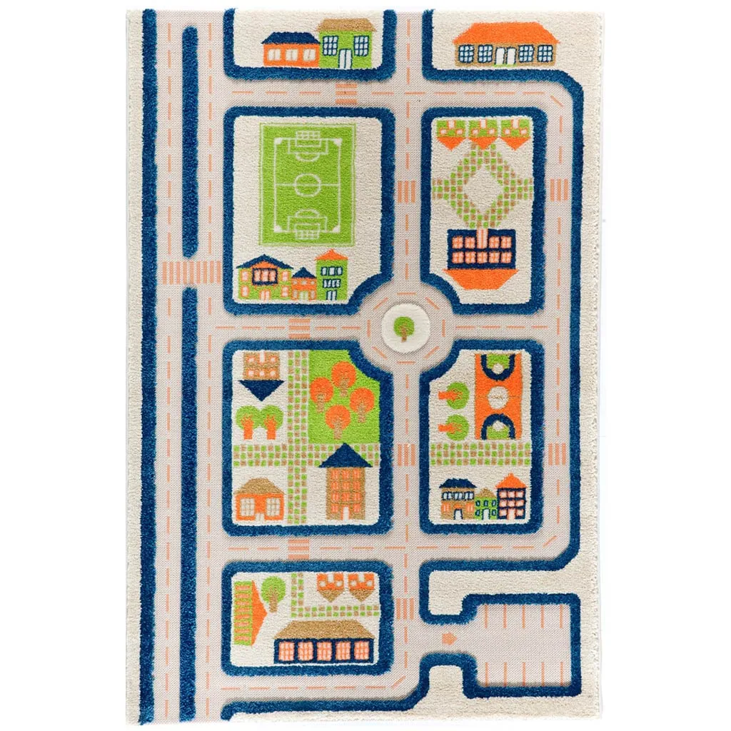 IVI Play Rug Traffic Blue Medium
