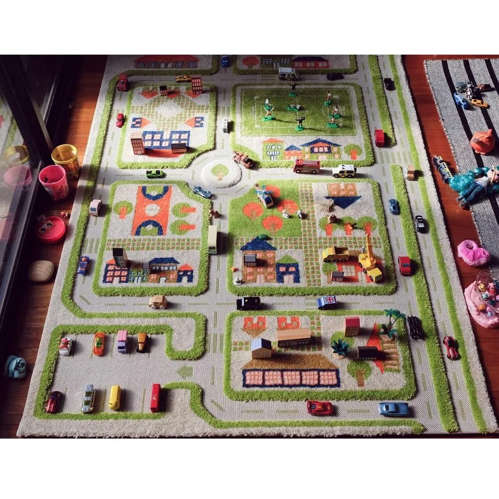 IVI Play Rug Traffic Green Large