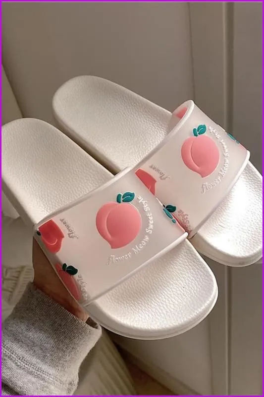 Kawaii Cartoon Fruit Beach Slippers F14840