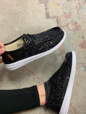 Kayak - Black Glitter