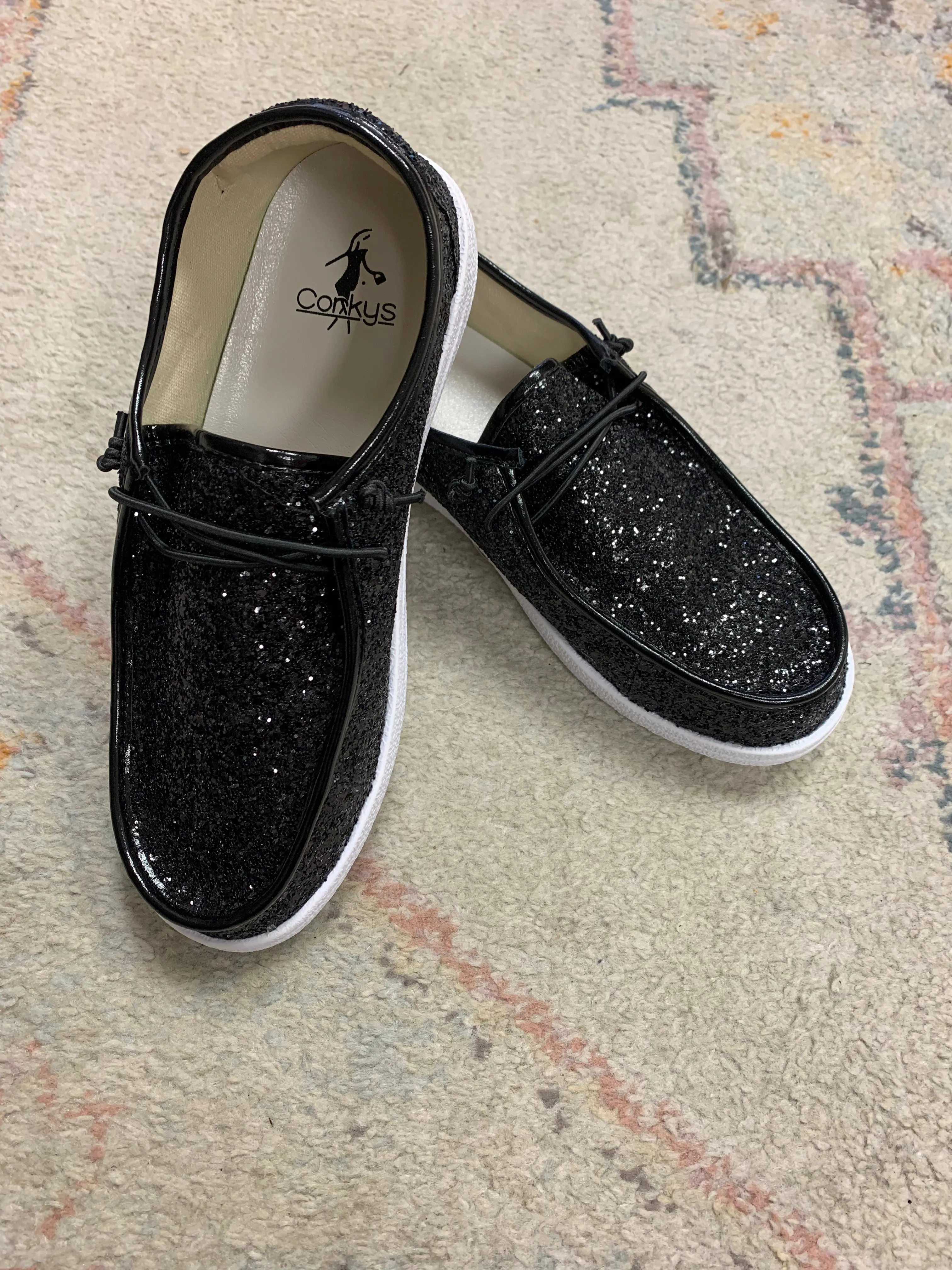 Kayak - Black Glitter