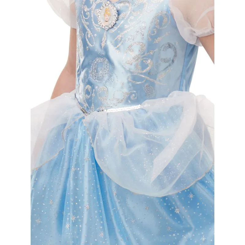 Kids Cinderella Glitter & Sparkle Costume - Size 3-5