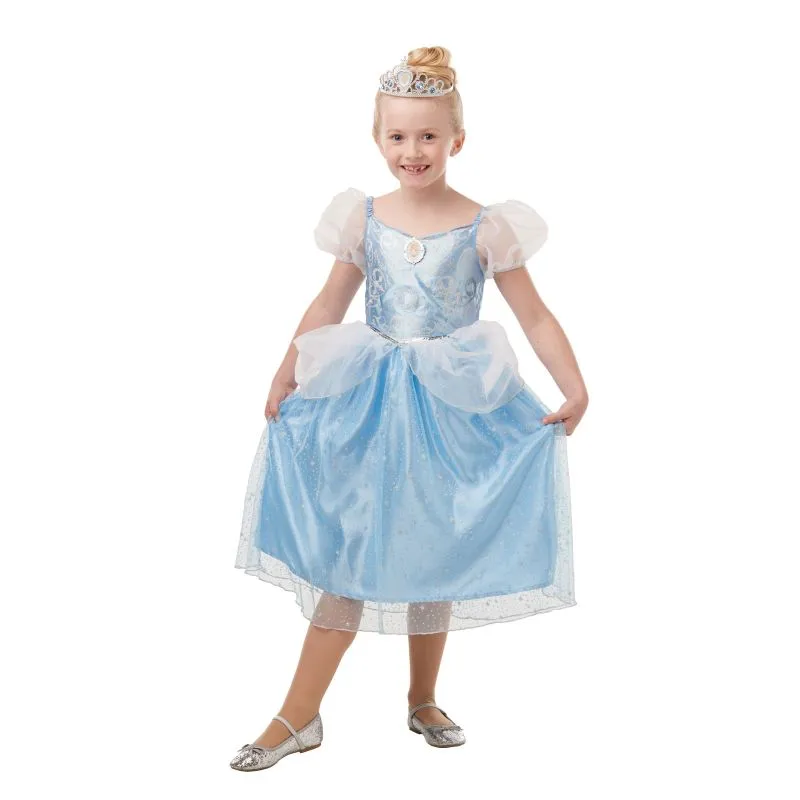 Kids Cinderella Glitter & Sparkle Costume - Size 3-5