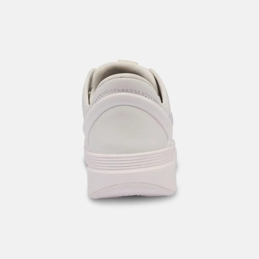 'KIZIK' Women's Sydney Leather Sneaker - White