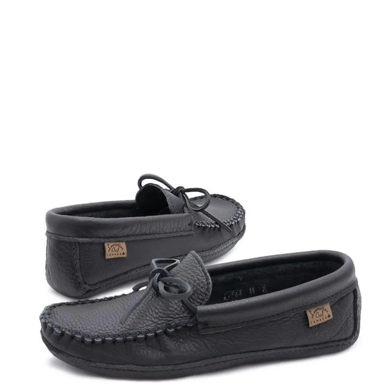Laurentian Chief Men's Moccasins Padded Ski Sole Unlined