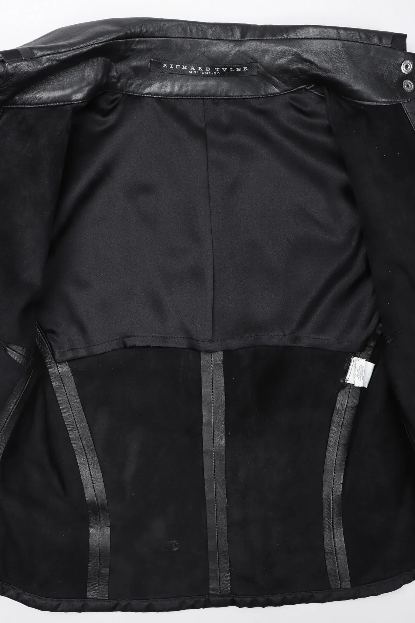 Leather Folded Cuff Shirt
