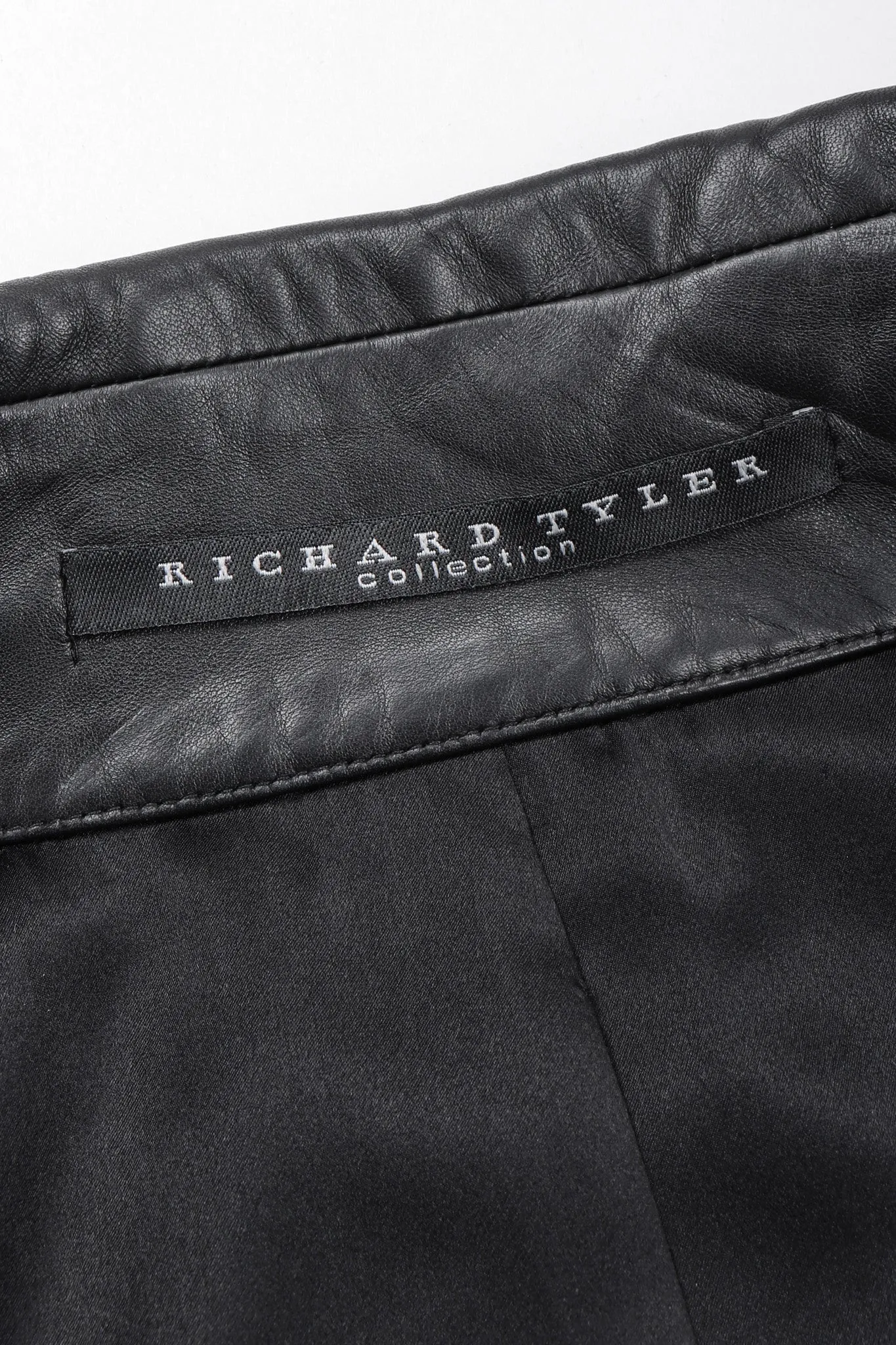 Leather Folded Cuff Shirt