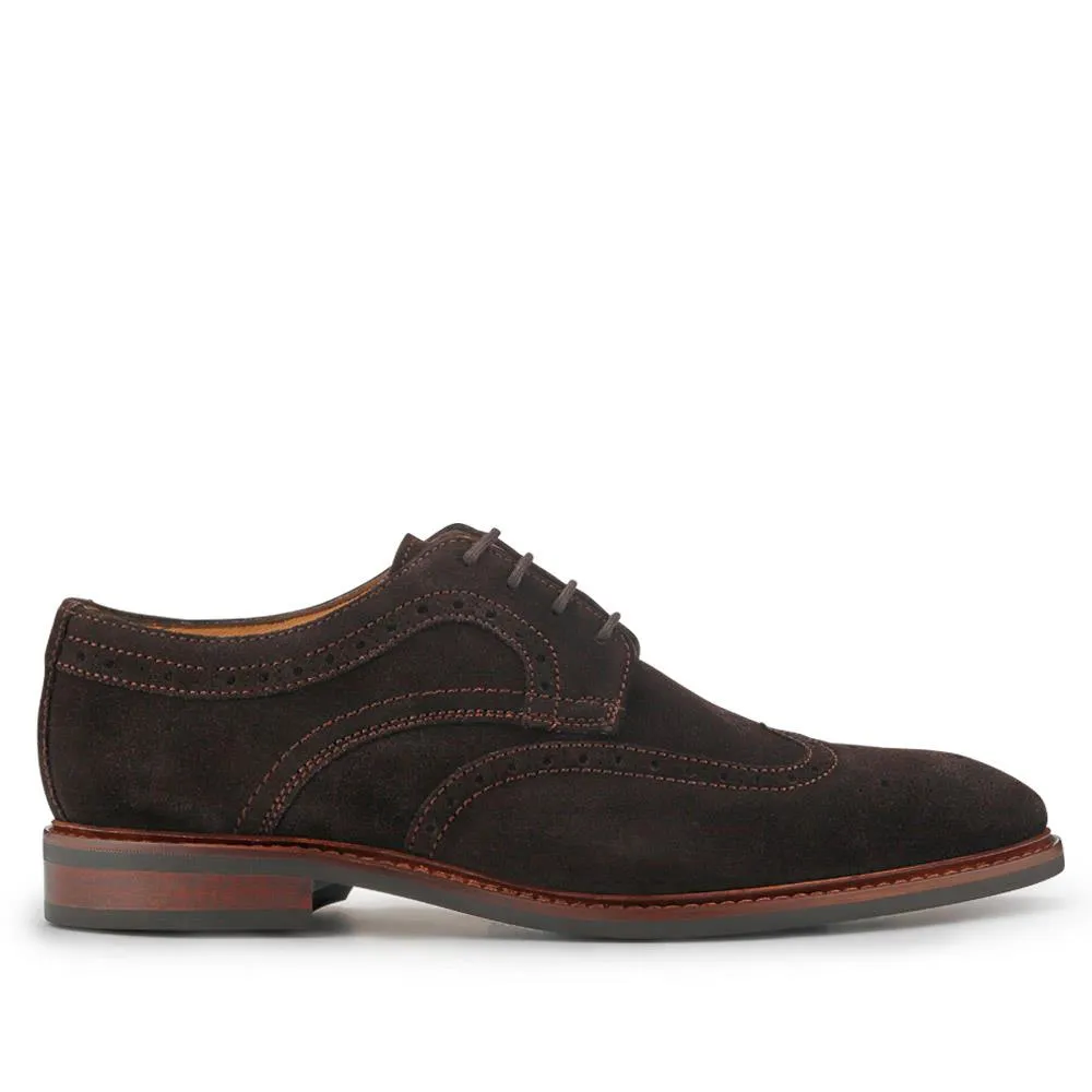 Longwood Suede Derby Brogues - LONGWOOD / 320 482