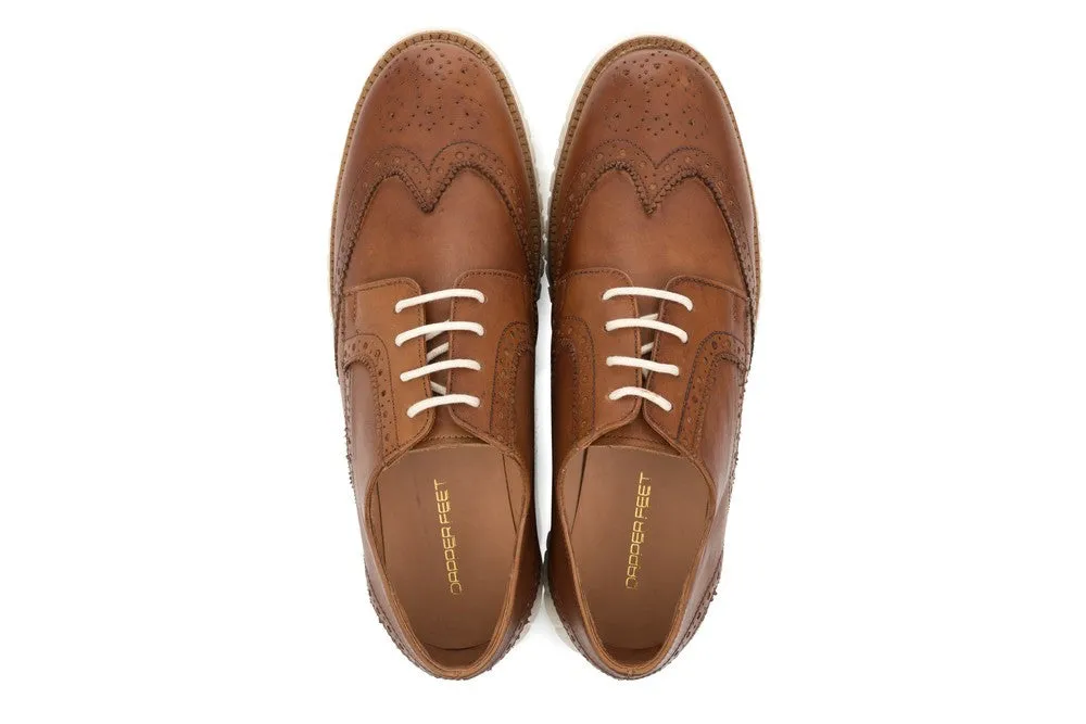 Lorenzo Brogues - Tan