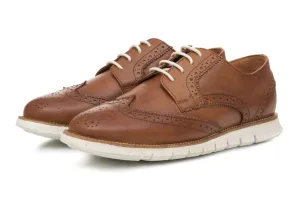 Lorenzo Brogues - Tan