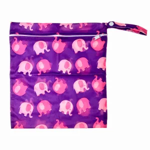 Medium Wetbag - Pink Elephants