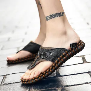 Men's Slippers Light Casual Flip-flops Beach Shoes
