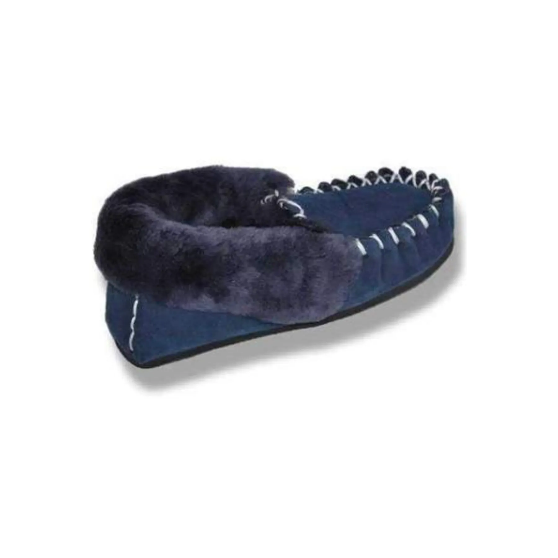 Merino Craft Moccasins  - Navy