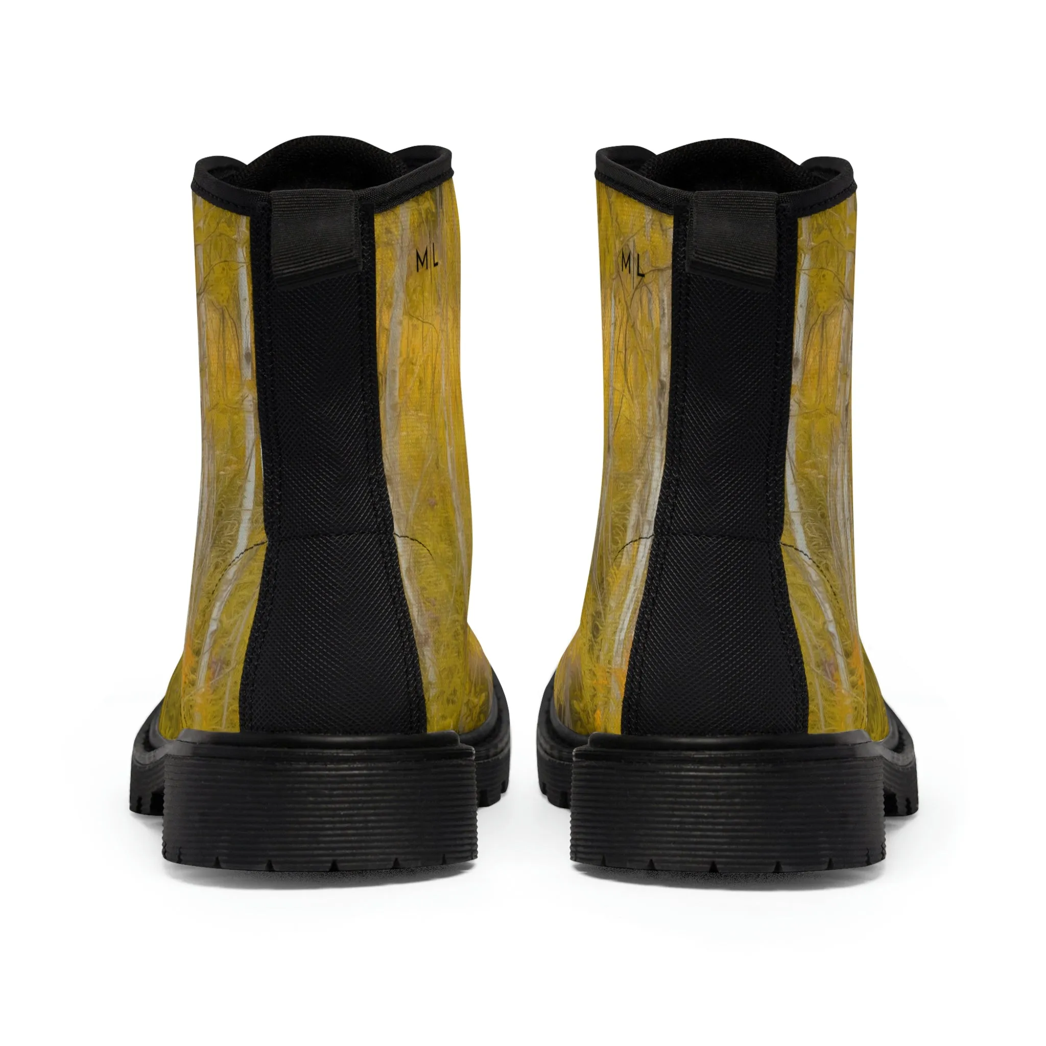 Nature's Pillars Women's Canvas Art Boots