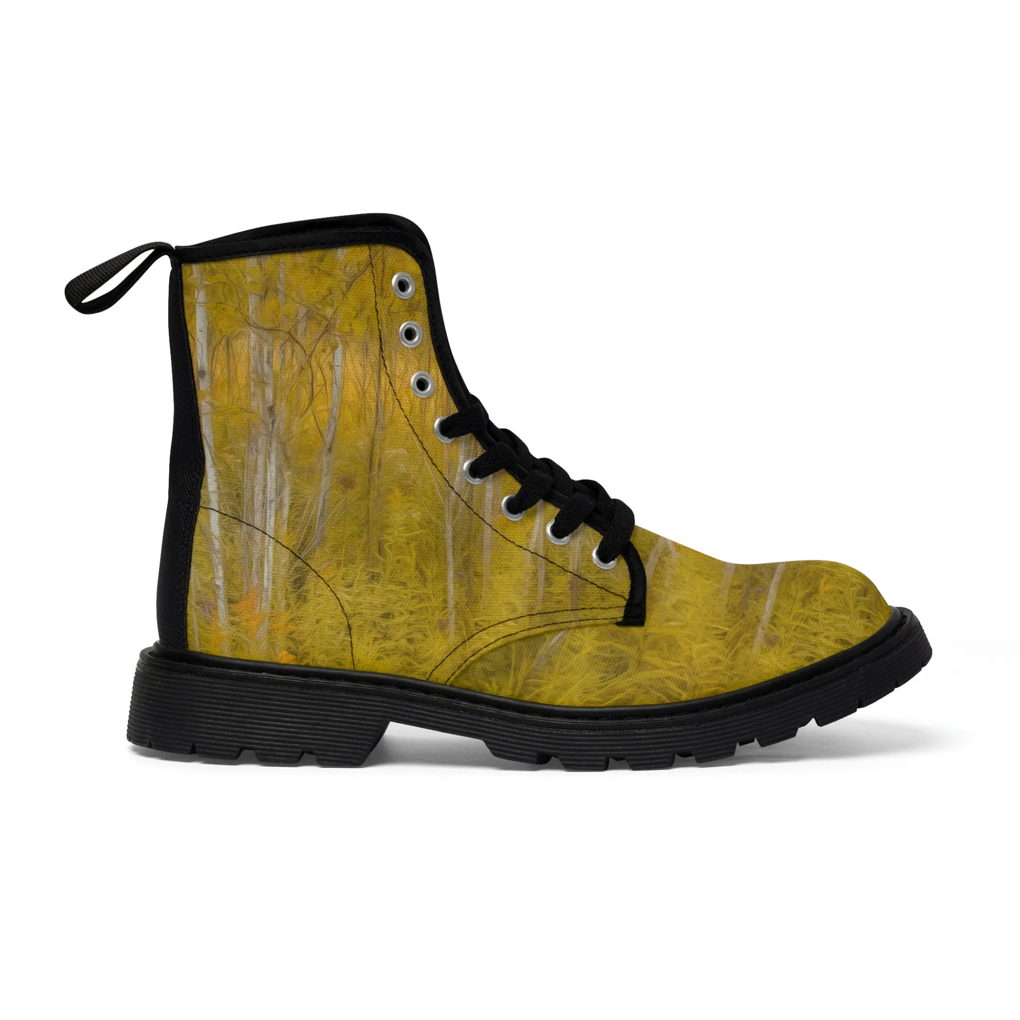 Nature's Pillars Women's Canvas Art Boots