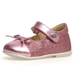 Naturino Salleny Girl's Dress Shoes - Metallic / Glitter Pink