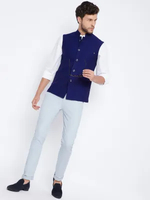 Navy Blue Waistcoat