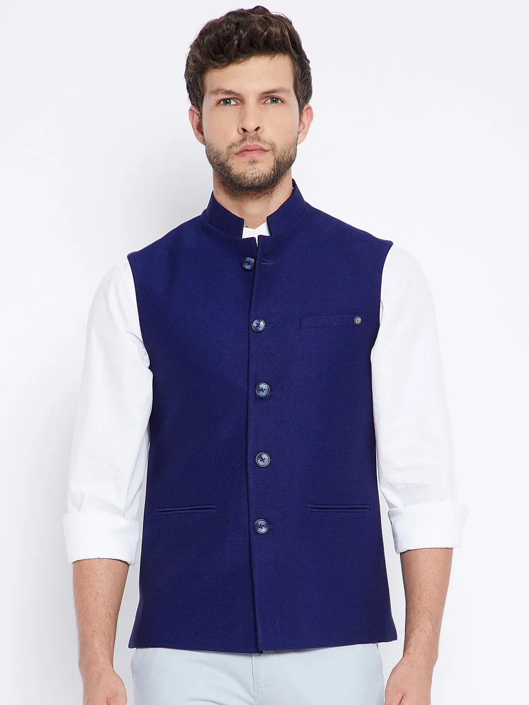 Navy Blue Waistcoat