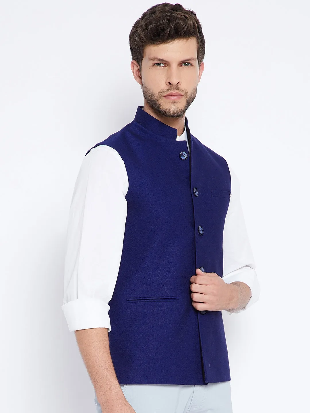 Navy Blue Waistcoat