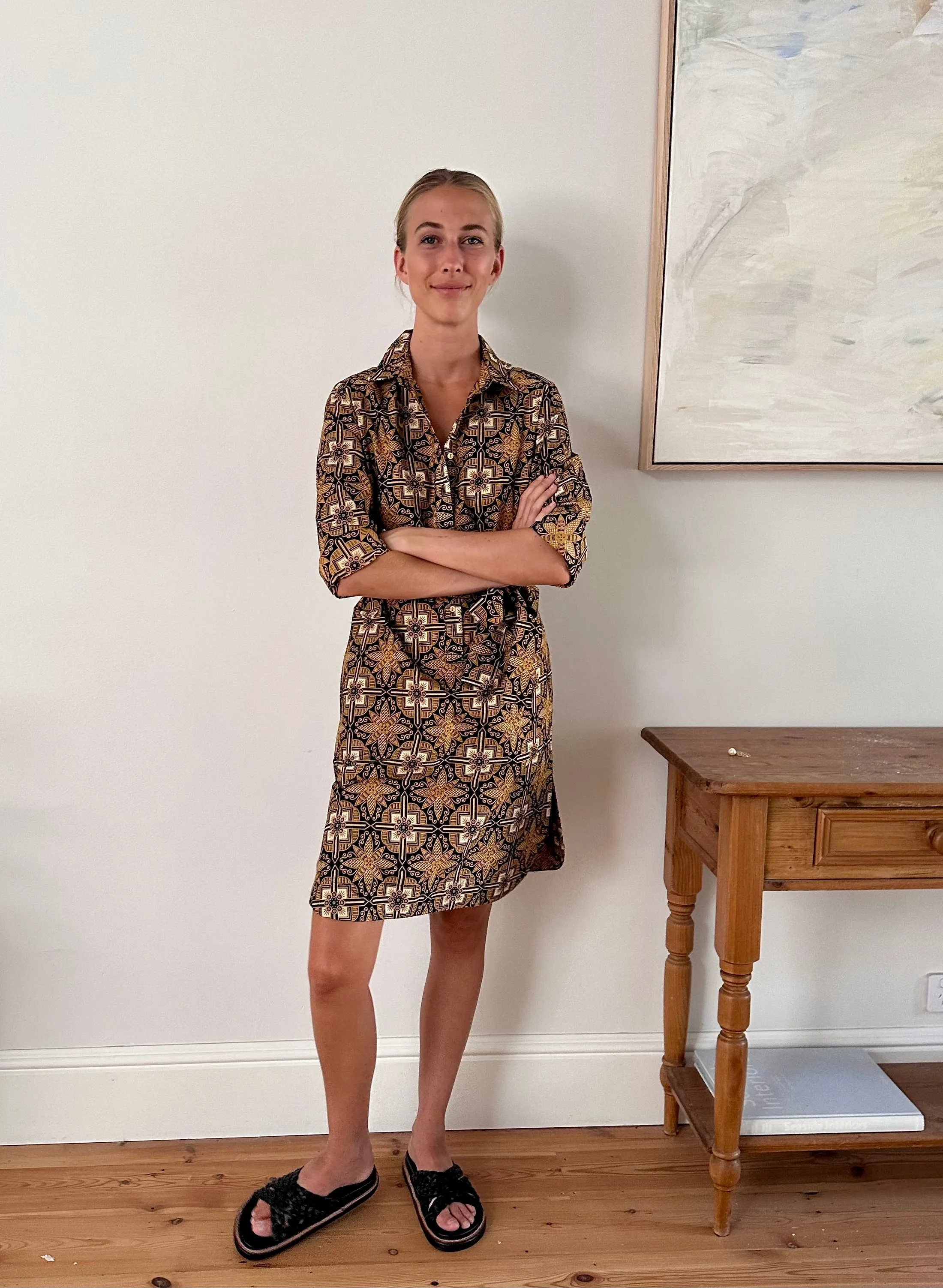 New Yorker Dress in Star Anise