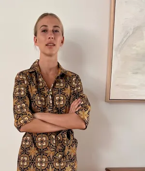 New Yorker Dress in Star Anise