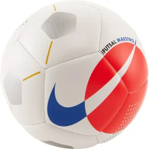 Nike Futsal Maestro Soccer Ball - White-Crimson-Blue