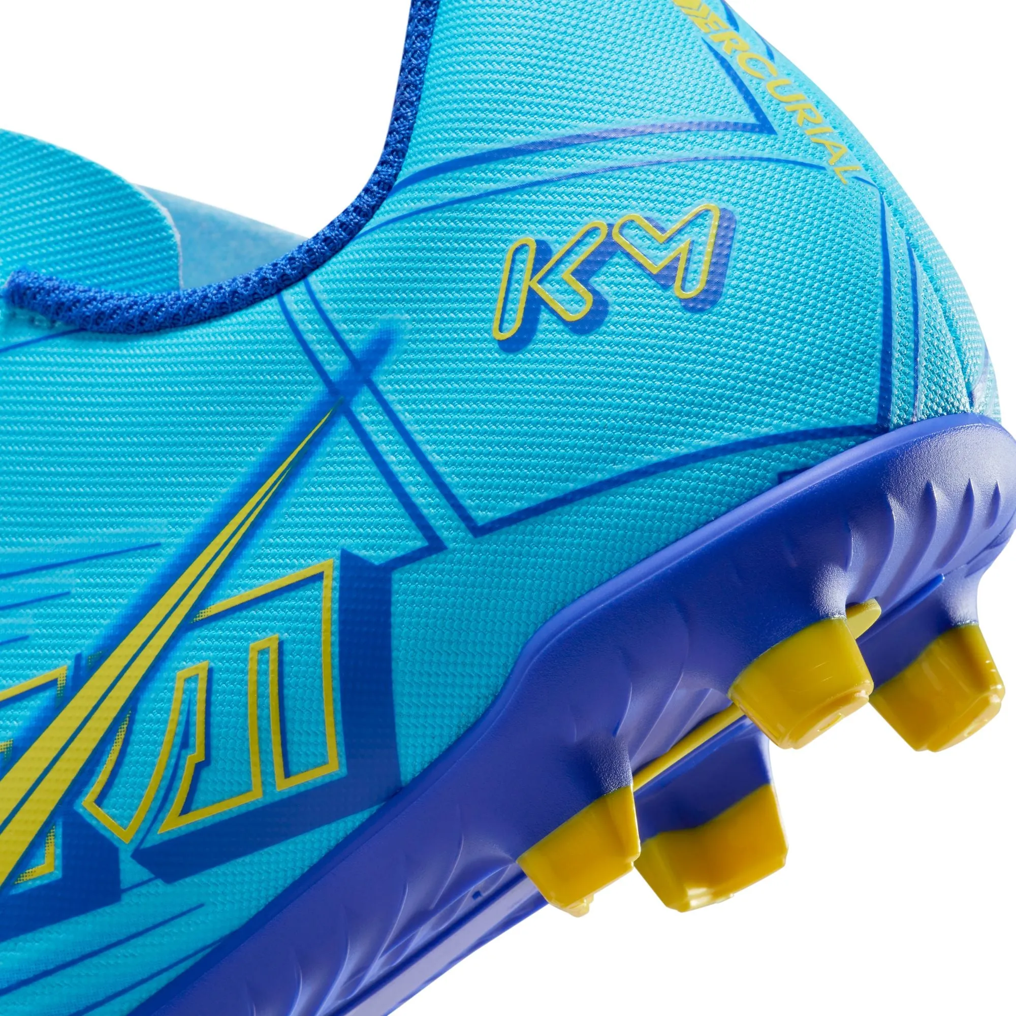 Nike Junior Mercurial Vapor 15 Club KM FG/MG Soccer Cleat - Baltic Blue/White