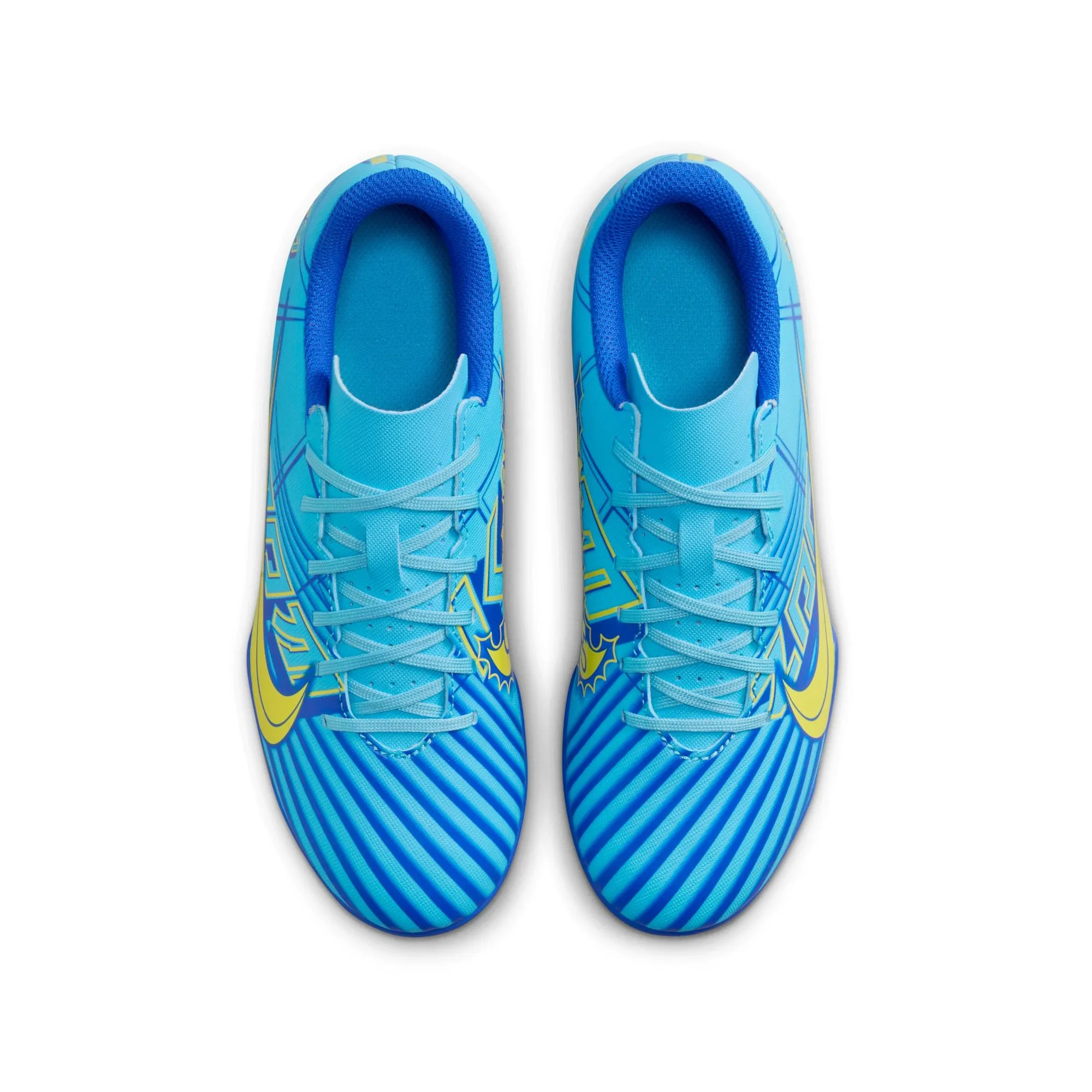 Nike Junior Mercurial Vapor 15 Club KM FG/MG Soccer Cleat - Baltic Blue/White