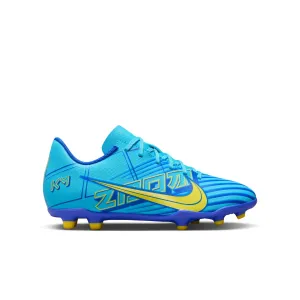 Nike Junior Mercurial Vapor 15 Club KM FG/MG Soccer Cleat - Baltic Blue/White