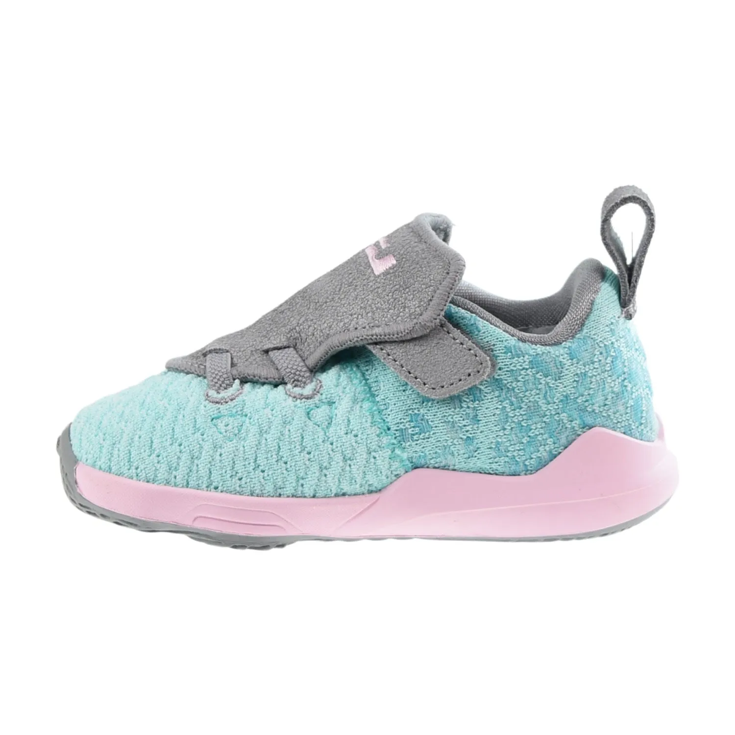 Nike LeBron XVII TDV ‘South Beach’ Toddlers Shoes Light Aqua-Grey