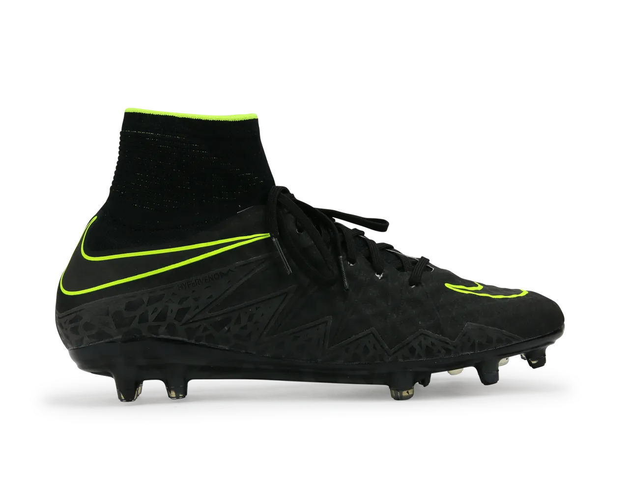 Nike Men's Hypervenom Phantom II FG Black/Black/Volt