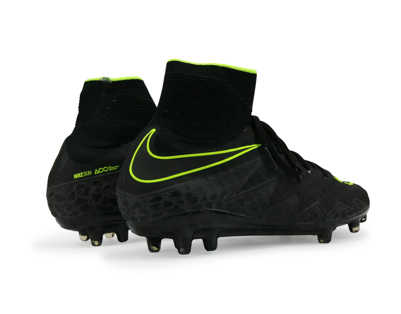 Nike Men's Hypervenom Phantom II FG Black/Black/Volt