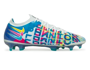 Nike Men's Phantom GT Elite 3D FG White/Pink/Yellow/Blue