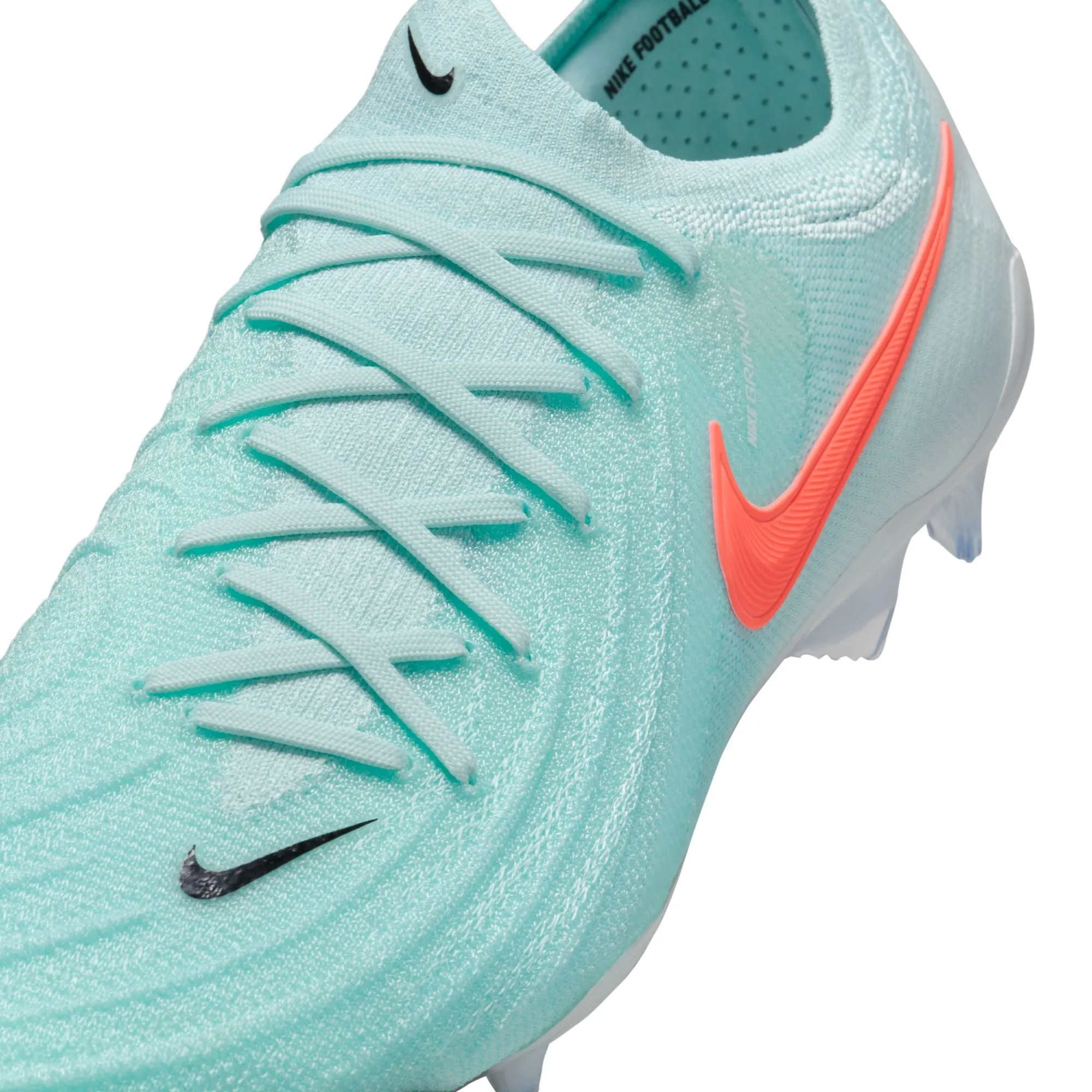 Nike Phantom GX 2 Elite FG Firm Ground Soccer Cleat - Mint/Atomic Red-Off Noir