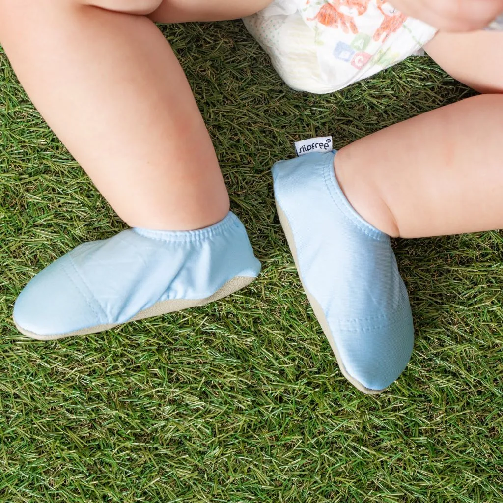 Pale Blue Kids Slipfree Shoes