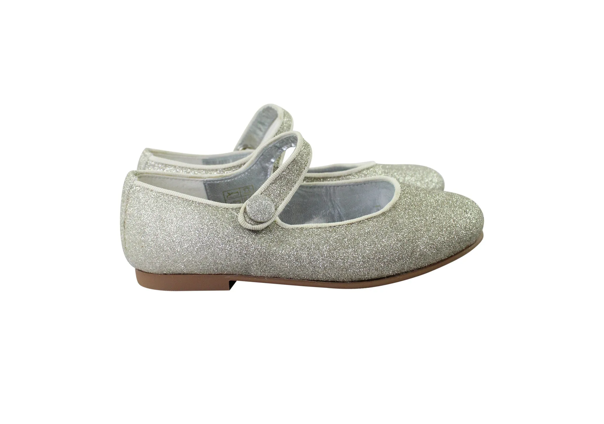 Papouelli,Girls Glitter Shoes, Size 28