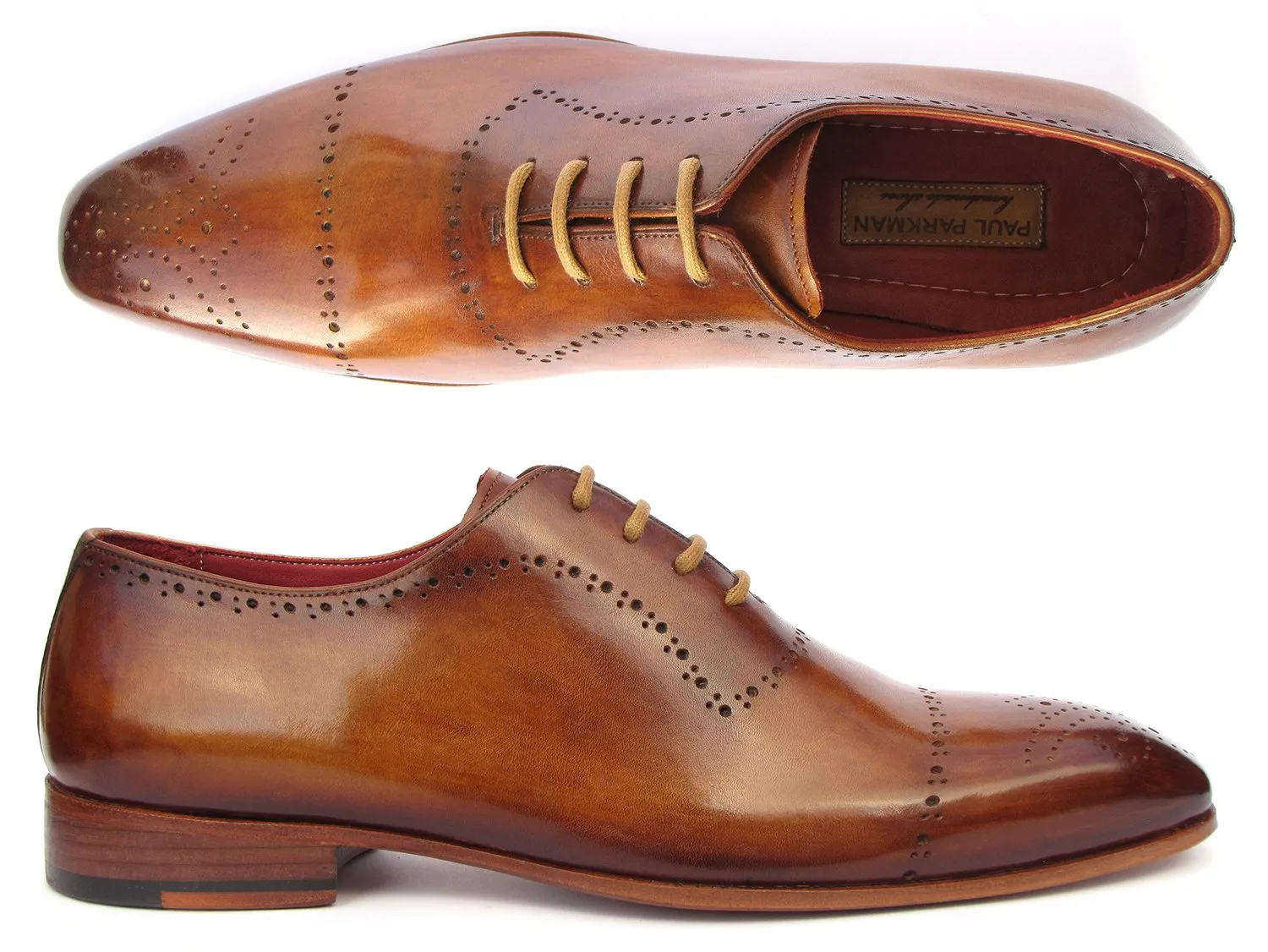 Paul Parkman Light Brown Classic Brogues