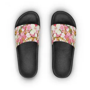 Pink Flowers - Inovax Women's Slide Sandal