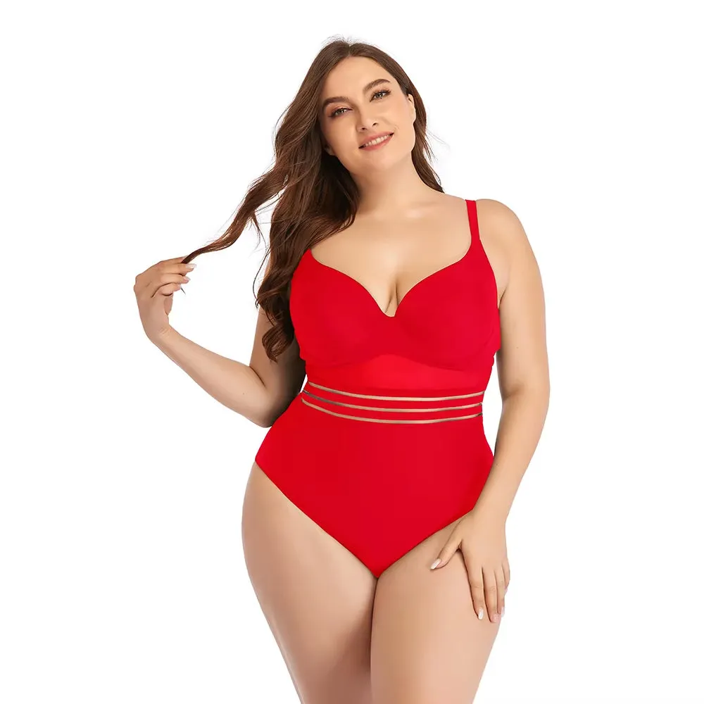 Plus Size One-Piece Swimsuit for Women